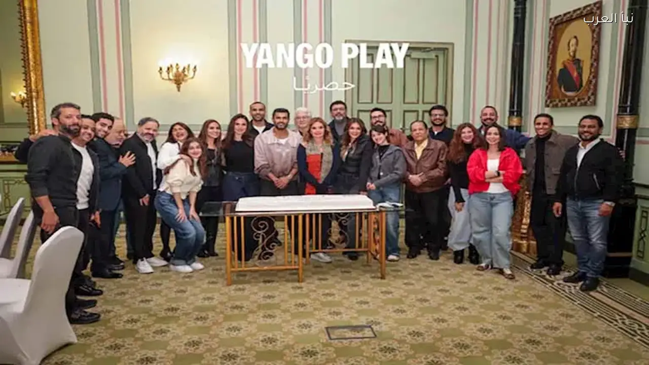 صور جديدة من كواليس مسلسل “قلب شمس” ليُسرا ومحمد سامي