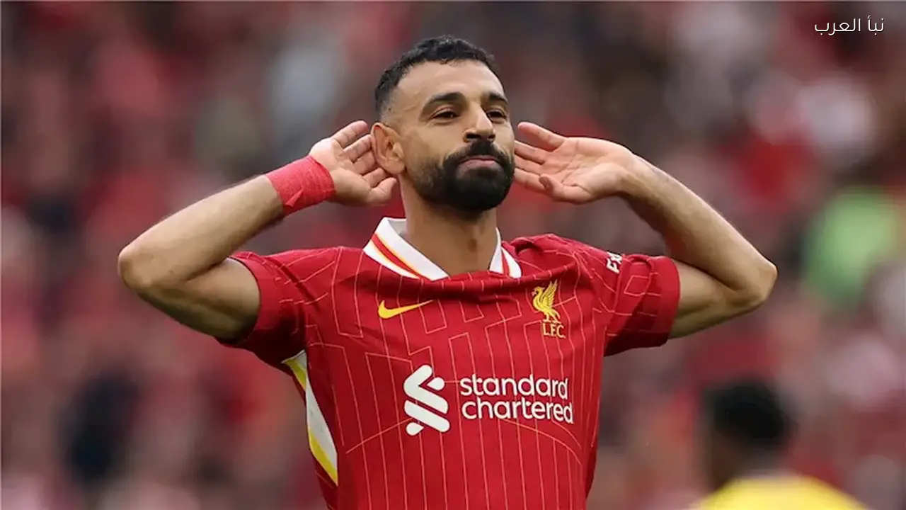 محمد صلاح يحتفل بإنجازه التاريخي ضد نيوكاسل