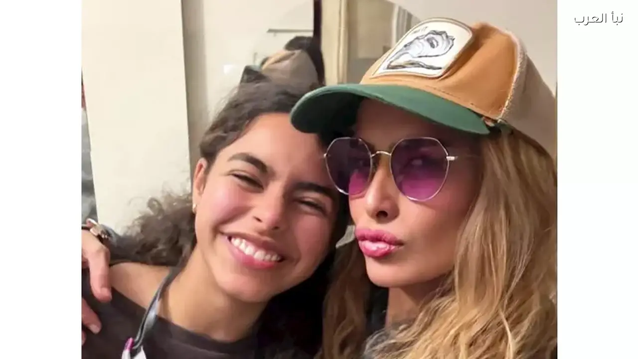 مريم ابنة شيرين عبدالوهاب تظهر مع زينة وشقيقتها في لقاء جديد