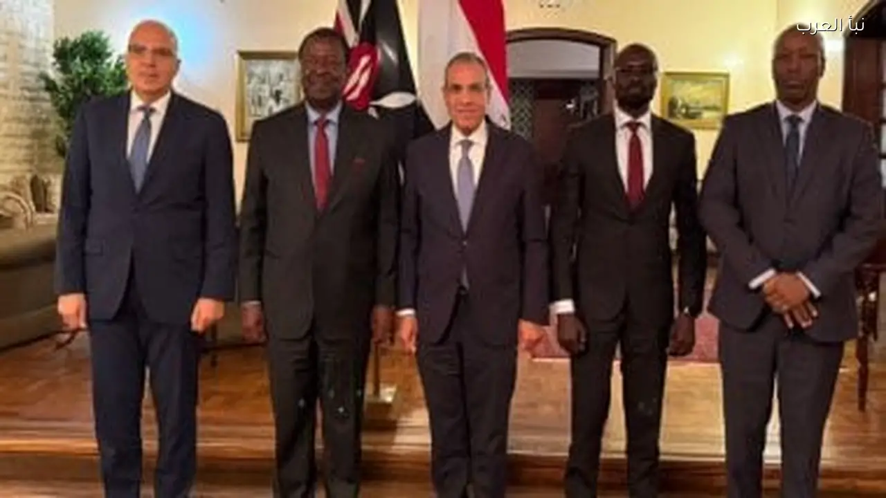 وزير الخارجية يبحث تعزيز التعاون مع وزراء كينيا في إدارة الموارد المائية