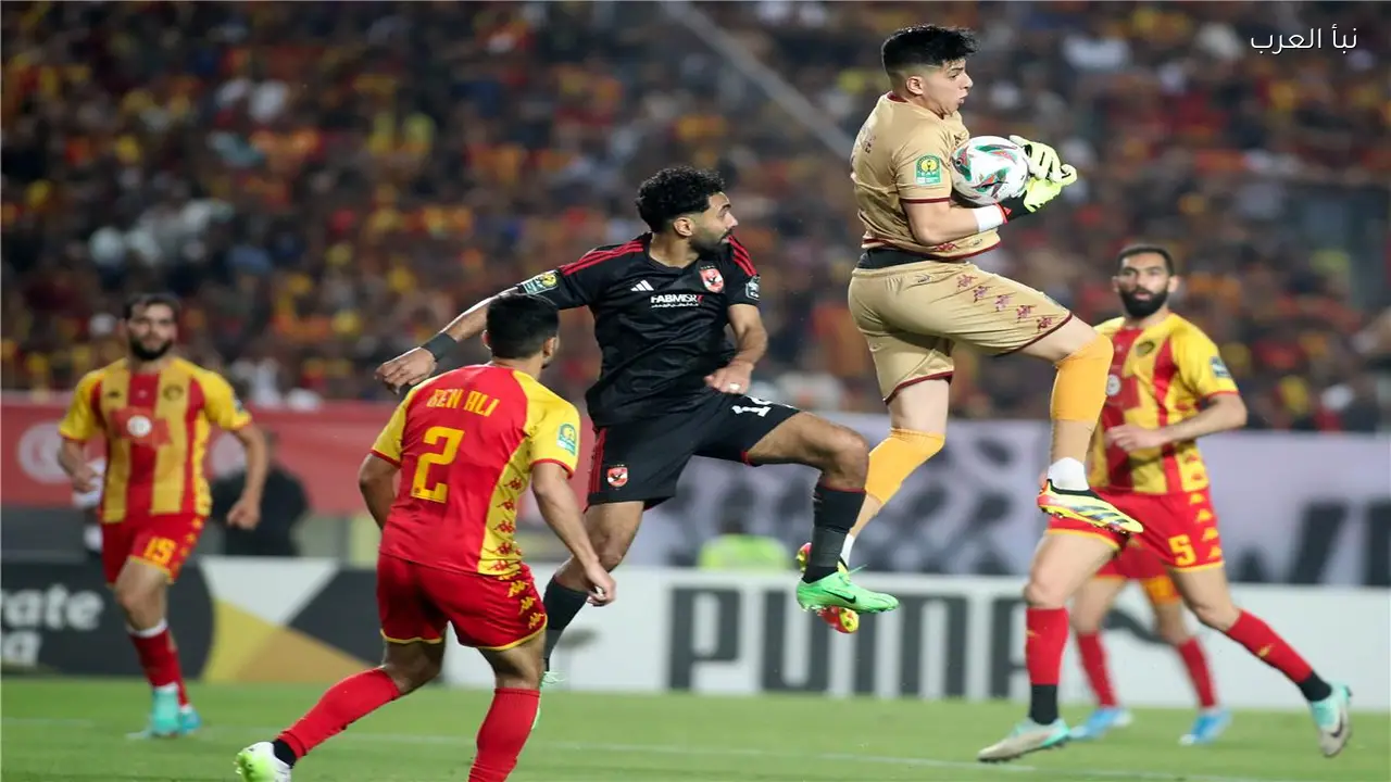 مجريات مباراة الاهلي والترجي في ربع نهائي دوري أبطال أفريقيا