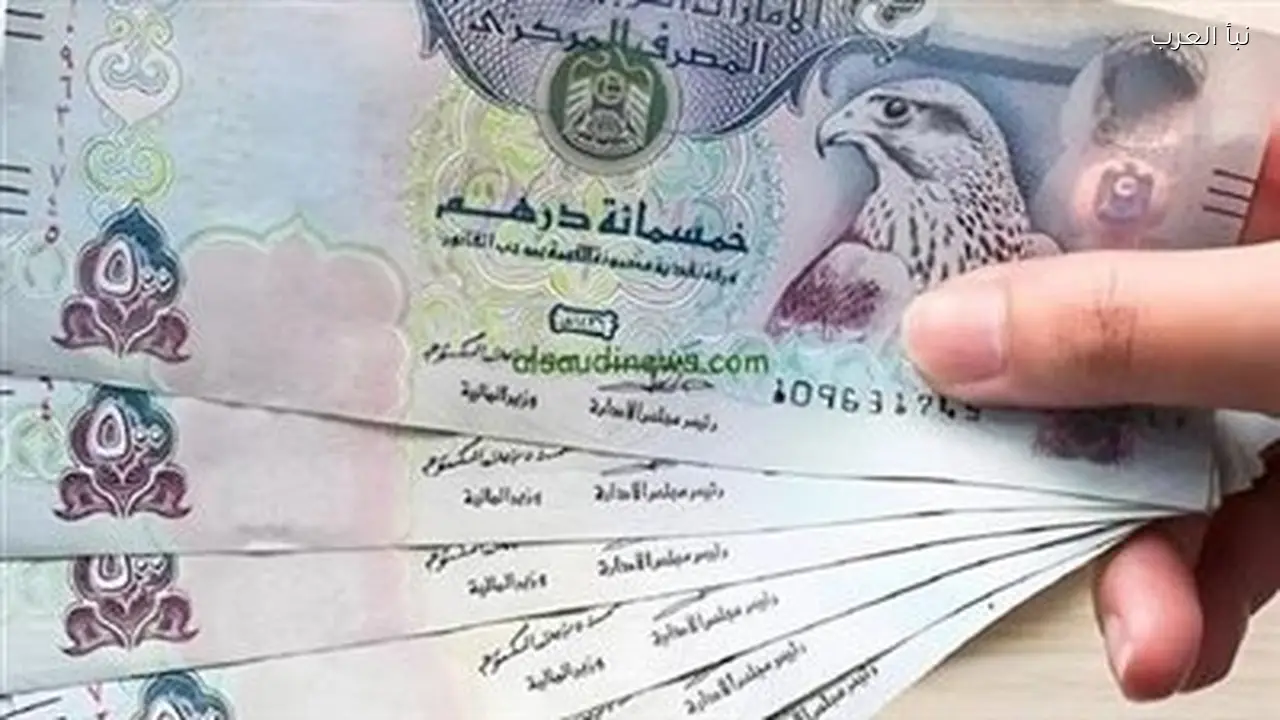 الدرهم الإماراتي يرتفع أمام الجنيه اليوم في سوق العملات