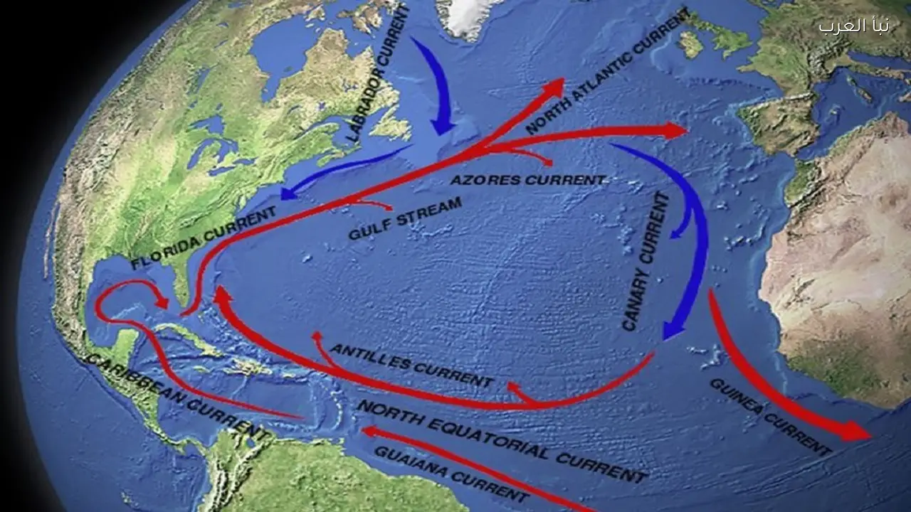 النماذج المناخية تشير اليوم إلى تحرك تيار الخليج شمالًا وتحذر من مخاطر على أوروبا
