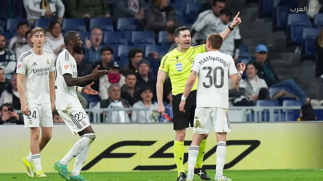 ريال مدريد يواجه أزمة جديدة بعد طرد ماستانتونو في الدوري الإسباني
