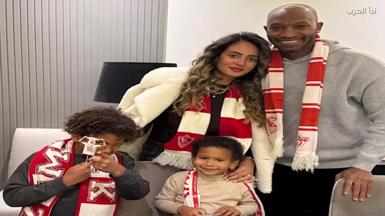 شيكابالا يحتفل بعيد ميلاده مع أسرته في كوفية الزمالك