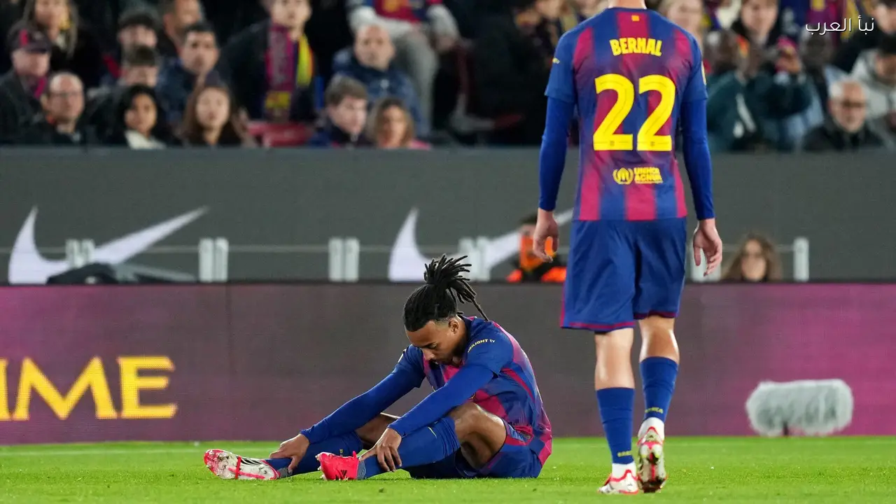 كوندي يتعرض لإصابة تزيد ضغوط برشلونة قبل مواجهة أتلتيكو مدريد