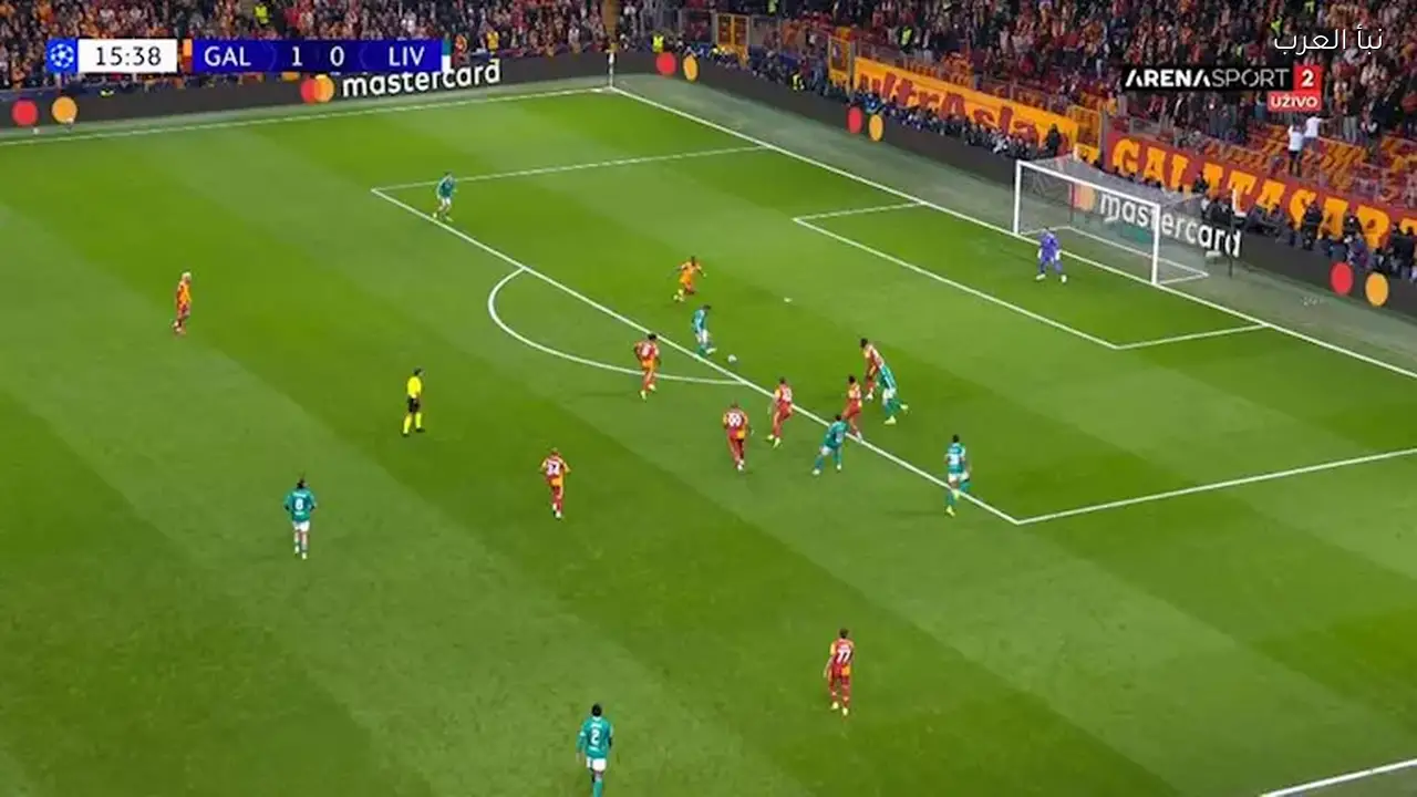 ليفربول يتفوق على جالاتا سراي في دوري أبطال أوروبا